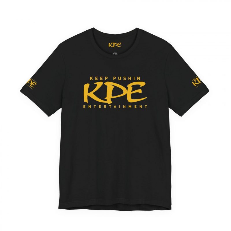 Keep Pushin Entertainment - Florida Gold #1 (Unisex Jersey Short Sleeve Tee) - Image 4