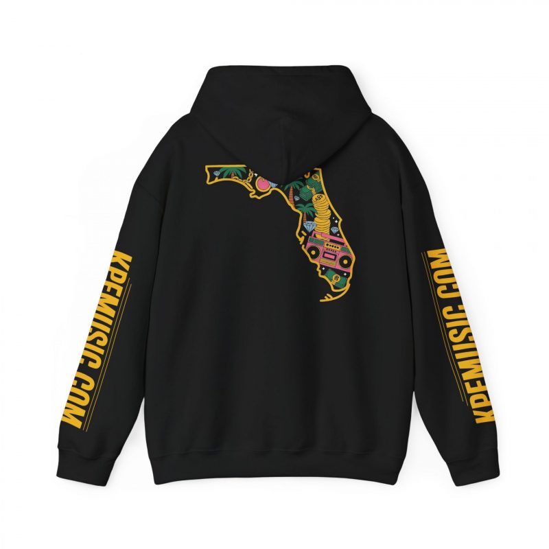 Keep Pushin Entertainment - Florida Gold # 1 (Unisex Heavy Blend™ Hooded Sweatshirt) - Image 2